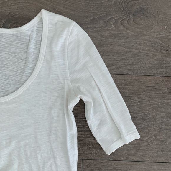 J. Crew shirt XS white tee top - Picture 3 of 5